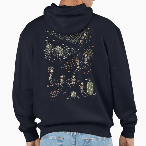 Skeletons with garlands - Adult & Kids T-Shirts, Sweatshirts & Hoodies apparel design preview 1