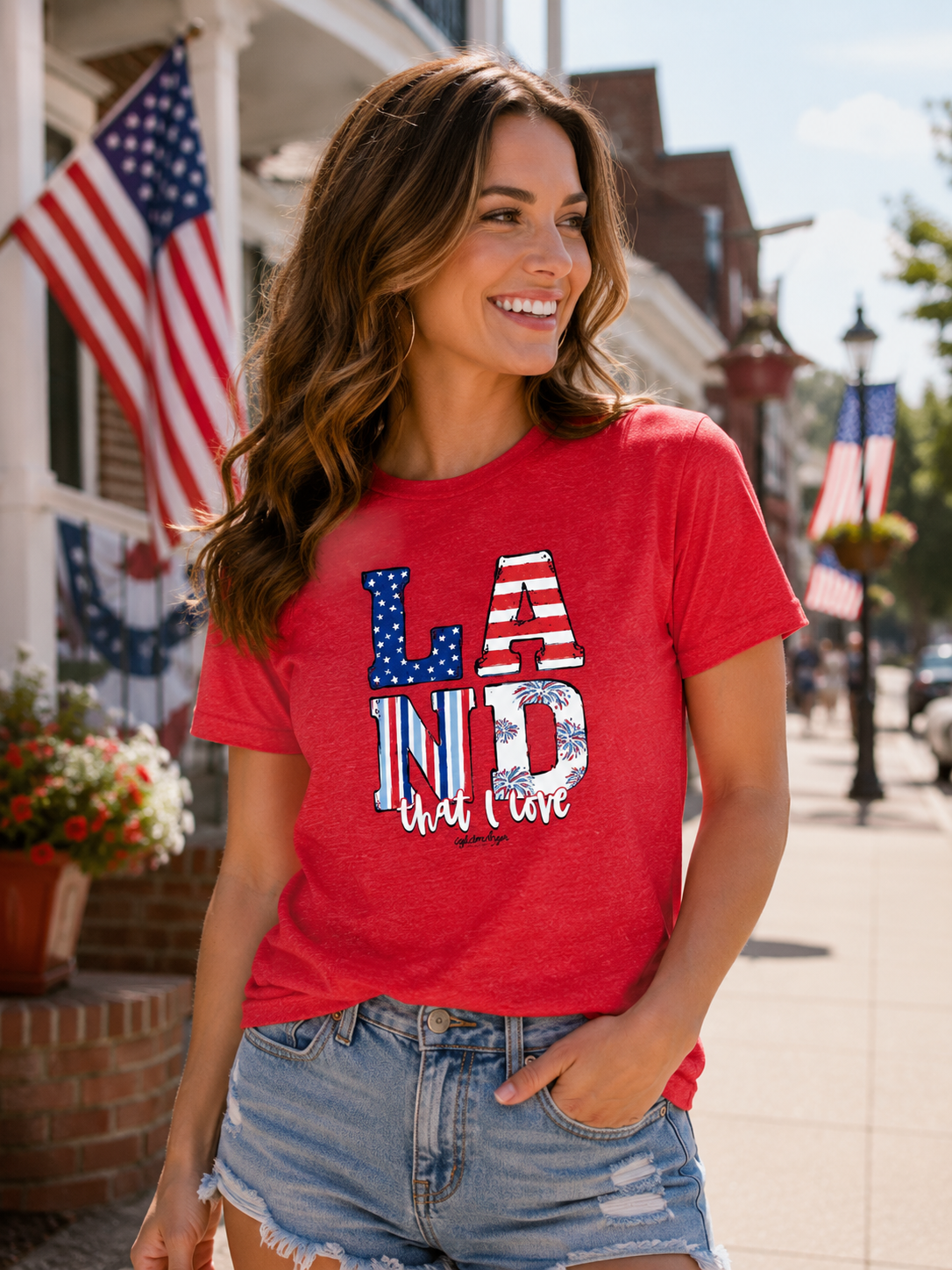 Southernology Statement Collection Land that I love - Adult & Kids T-Shirts, Sweatshirts & Hoodies apparel design preview 1