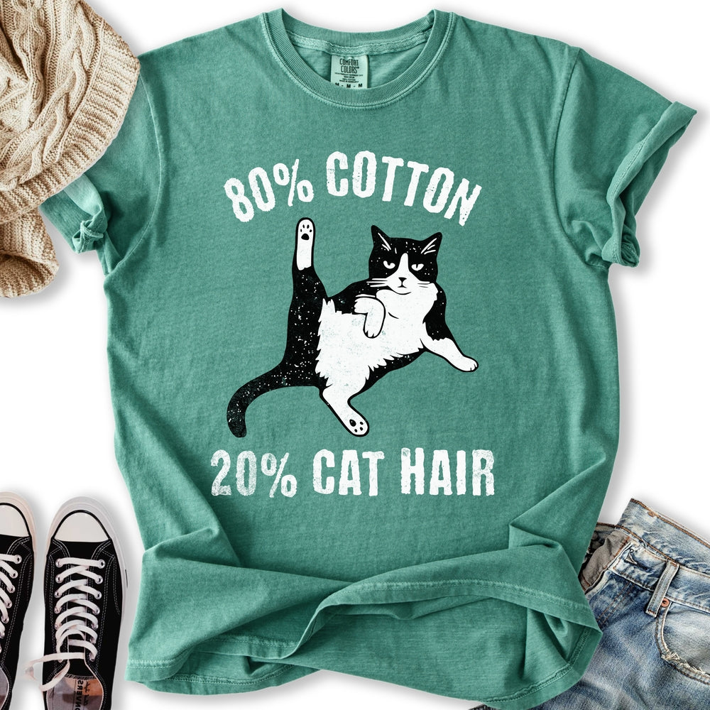 20% Cat Hair - Adult & Kids T-Shirts, Sweatshirts & Hoodies apparel design preview 2