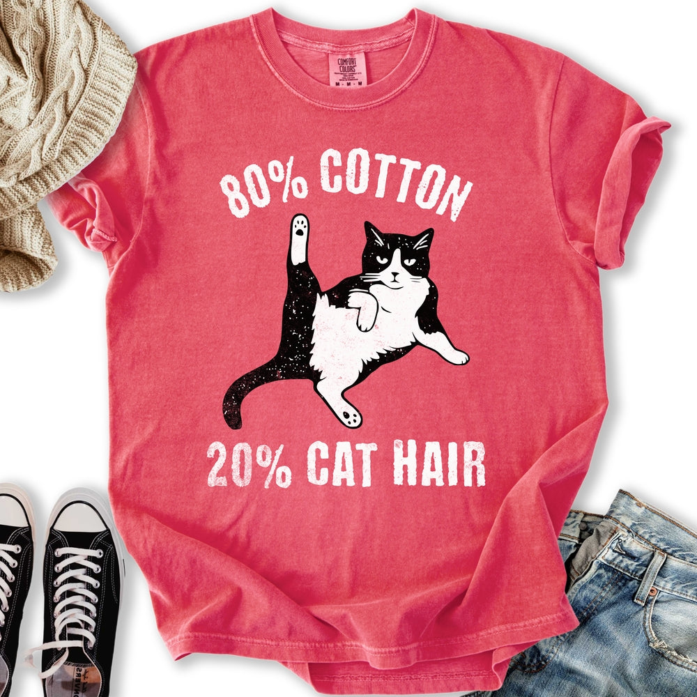 20% Cat Hair - Adult & Kids T-Shirts, Sweatshirts & Hoodies apparel design preview 1