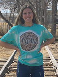 Leopard Mama Bleached Dye Canvas Girlie - Adult & Kids T-Shirts, Sweatshirts & Hoodies apparel design preview 1