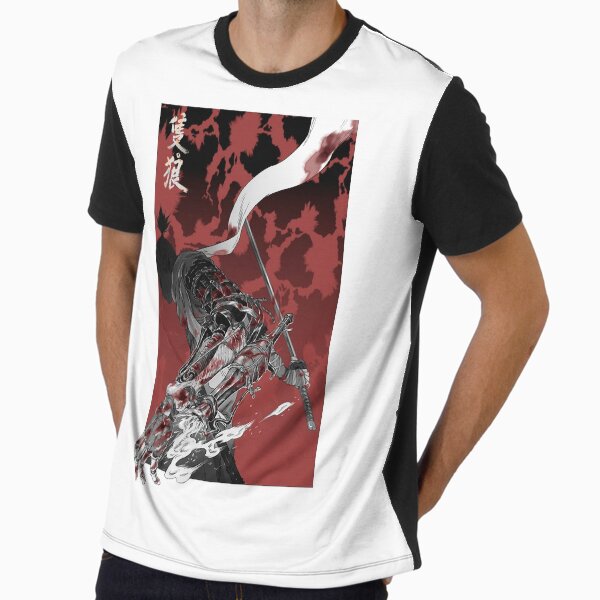 Wolf with katana sekiro Graphic - Adult & Kids T-Shirts, Sweatshirts & Hoodies apparel design preview 1