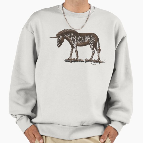 The Unicorn in Sepia - Adult & Kids T-Shirts, Sweatshirts & Hoodies apparel design preview 1