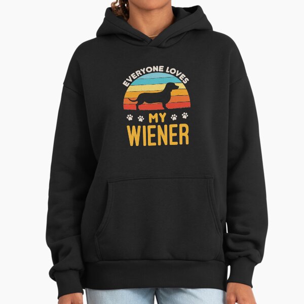 Everyone Loves My Wiener Funny Dachshund Dog - Adult & Kids T-Shirts, Sweatshirts & Hoodies apparel design preview 1
