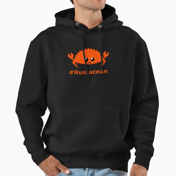 Rust Language Lang Unofficial Mascot Ferris the crab - Adult & Kids T-Shirts, Sweatshirts & Hoodies apparel design preview 1
