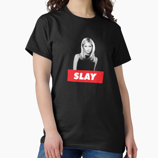 Buffy the Vampire Slayer: SLAY - Adult & Kids T-Shirts, Sweatshirts & Hoodies apparel design preview 1