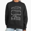 The GT86 Blueprint - Adult & Kids T-Shirts, Sweatshirts & Hoodies apparel design preview 1