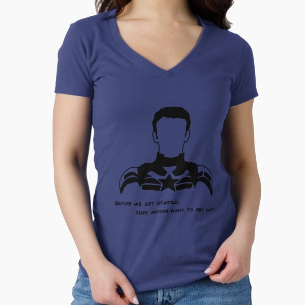 Before we get started... Fitted V-Neck - Adult & Kids T-Shirts, Sweatshirts & Hoodies apparel design preview 1
