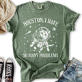 Houston Cat in Space - Adult & Kids T-Shirts, Sweatshirts & Hoodies apparel design preview 1