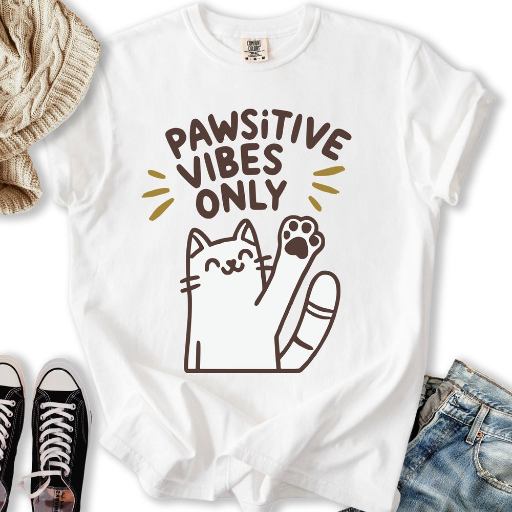 Pawsitive Vibes - Adult & Kids T-Shirts, Sweatshirts & Hoodies apparel design preview 2