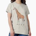 Elegant Giraffe Illustration Safari Wildlife Animal - Adult & Kids T-Shirts, Sweatshirts & Hoodies apparel design preview 1