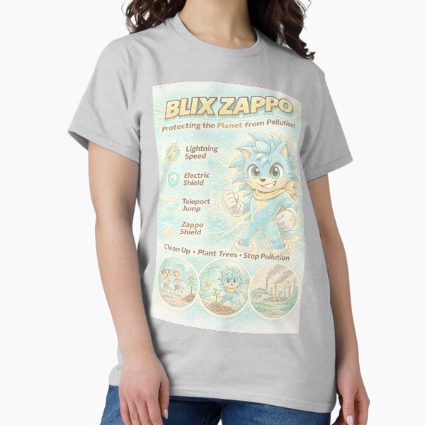 Blix Zappo Superhero - Adult & Kids T-Shirts, Sweatshirts & Hoodies apparel design preview 1