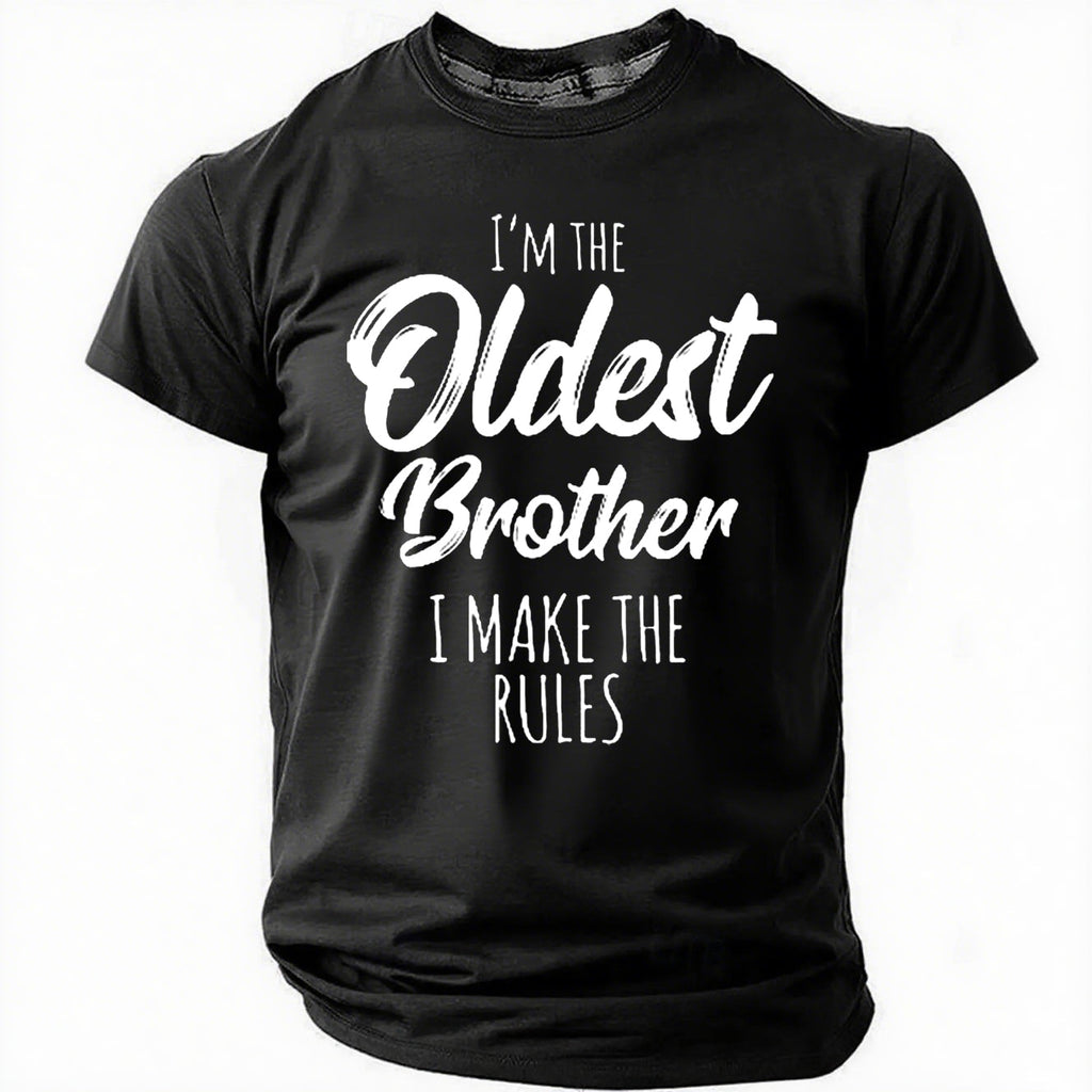 I'm The Oldest Brother Print Men Slogan - Adult & Kids T-Shirts, Sweatshirts & Hoodies apparel design preview 8