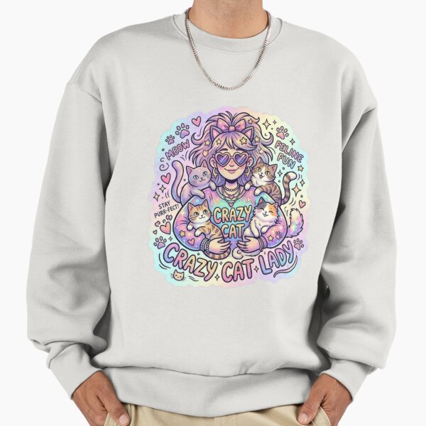 Crazy cat lady - Adult & Kids T-Shirts, Sweatshirts & Hoodies apparel design preview 1