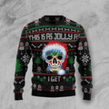 Skull this is as jolly as i get Christmas sweater product image