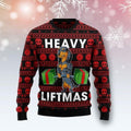 Dachshund heavy liftmas Christmas sweater product image