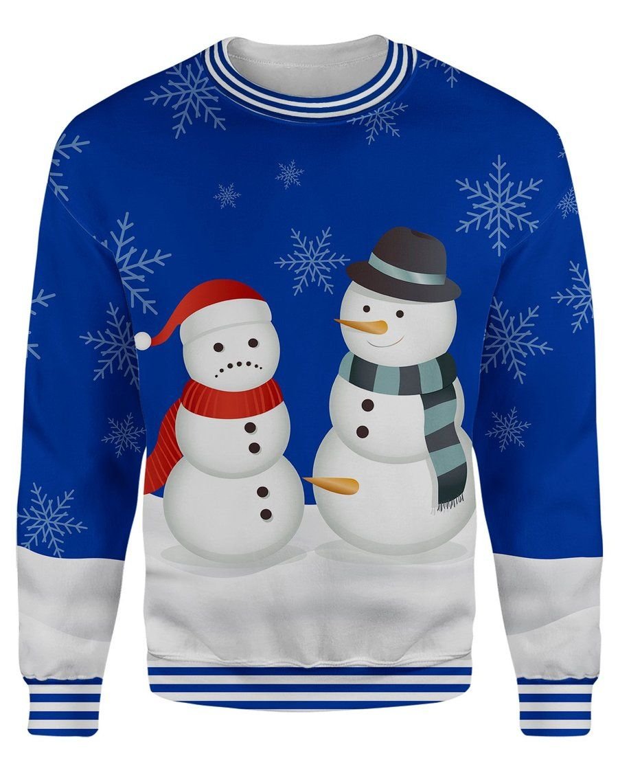 Snowman prank unisex ugly Christmas sweater product image