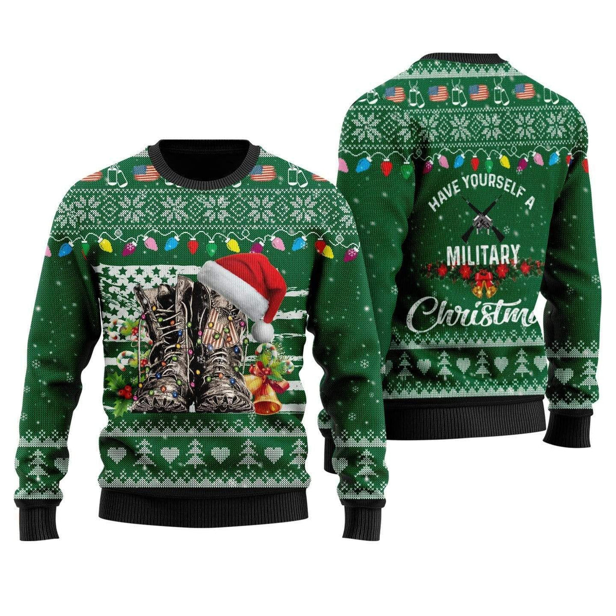 Santa i rock jingle bell Christmas sweater product image 3