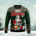 Santa i rock jingle bell Christmas sweater product image