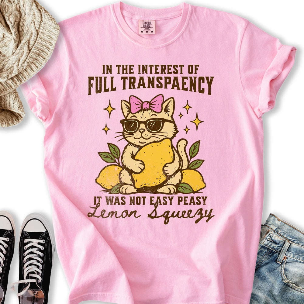 Lemon Squeezy Cat - Adult & Kids T-Shirts, Sweatshirts & Hoodies apparel design preview 2