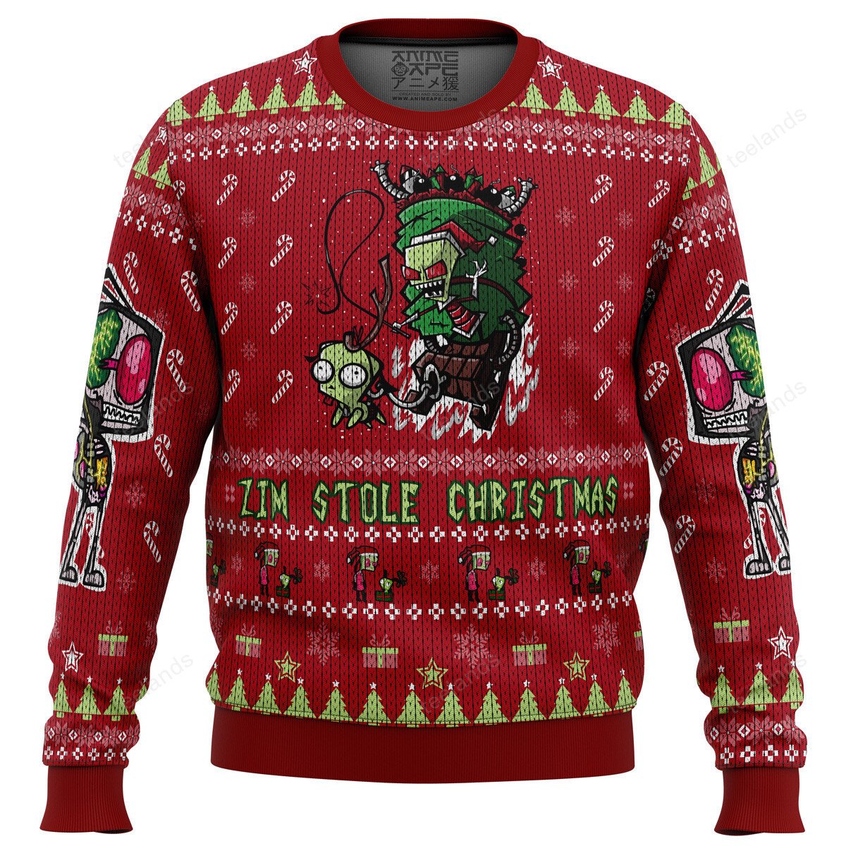Ghost fighter yu yu hakusho chibis Christmas sweater product image 5