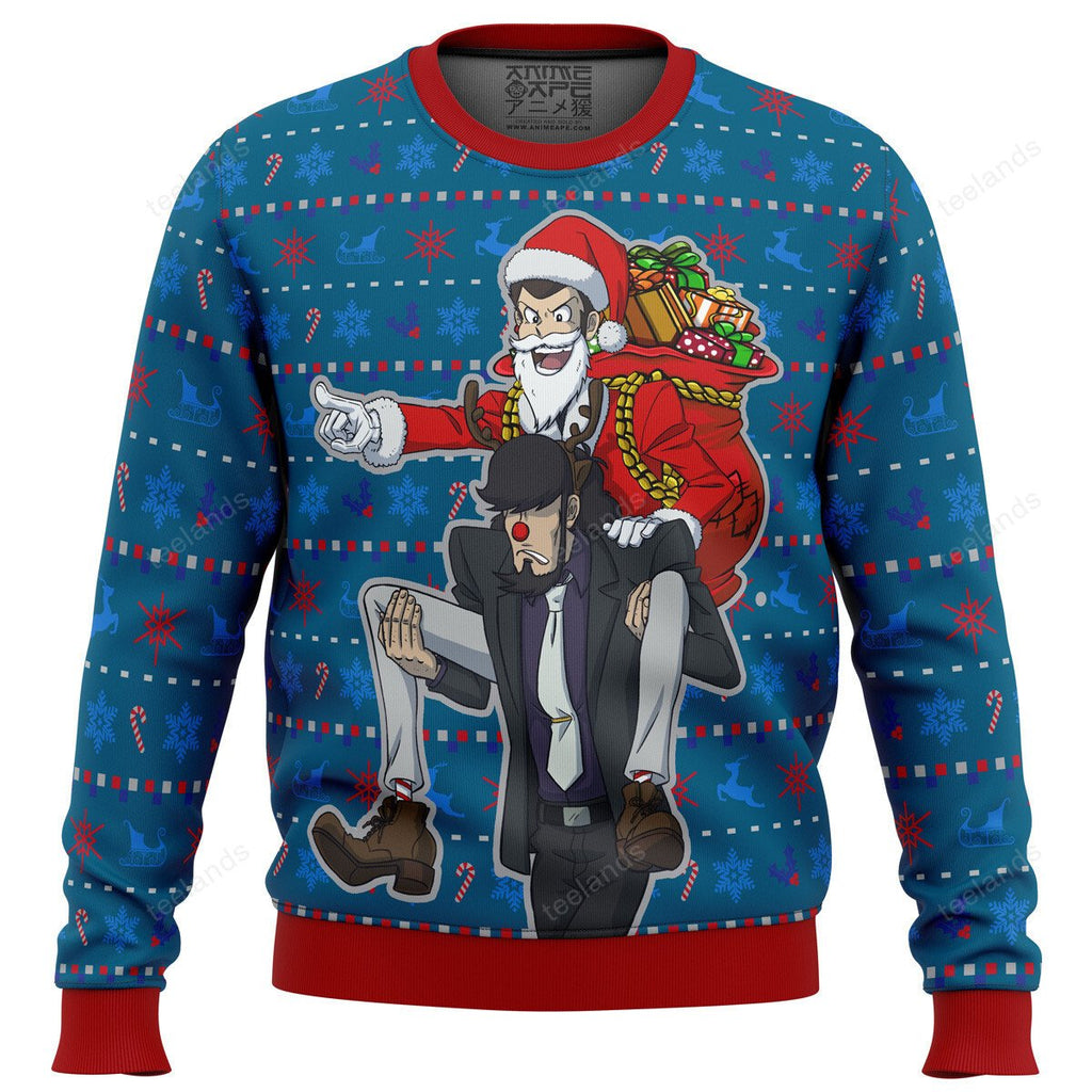 Lupin the 3rd Run Run Rudolph Christmas sweater product image