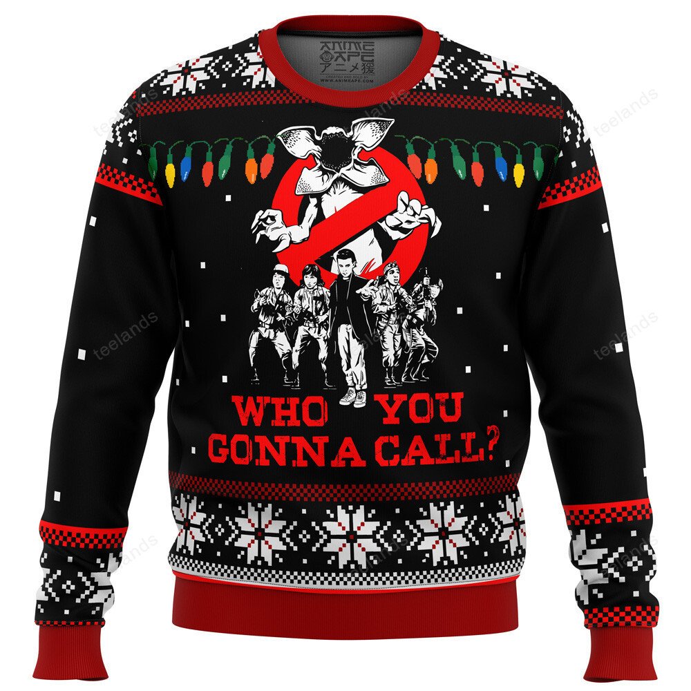 Who you gonna call Christmas sweater product image