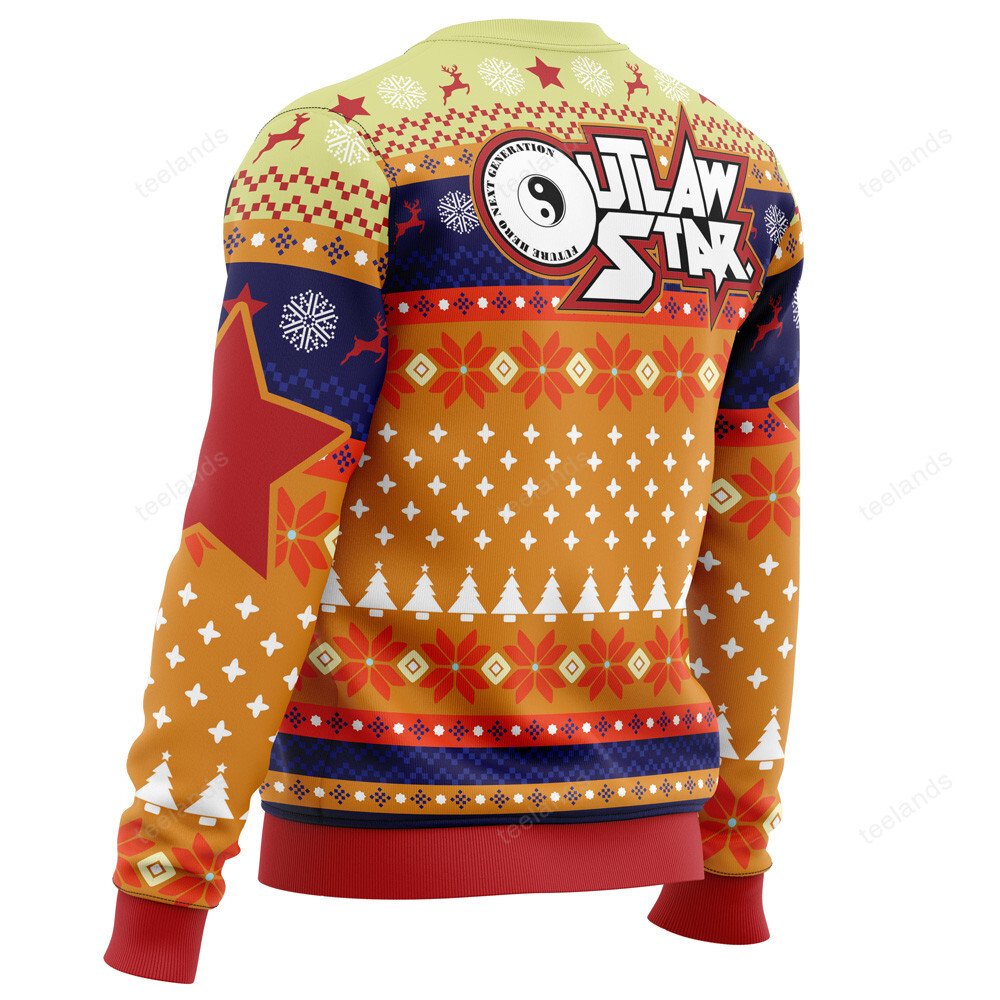 Gene starwind outlaw star ugly Christmas sweater product image 3