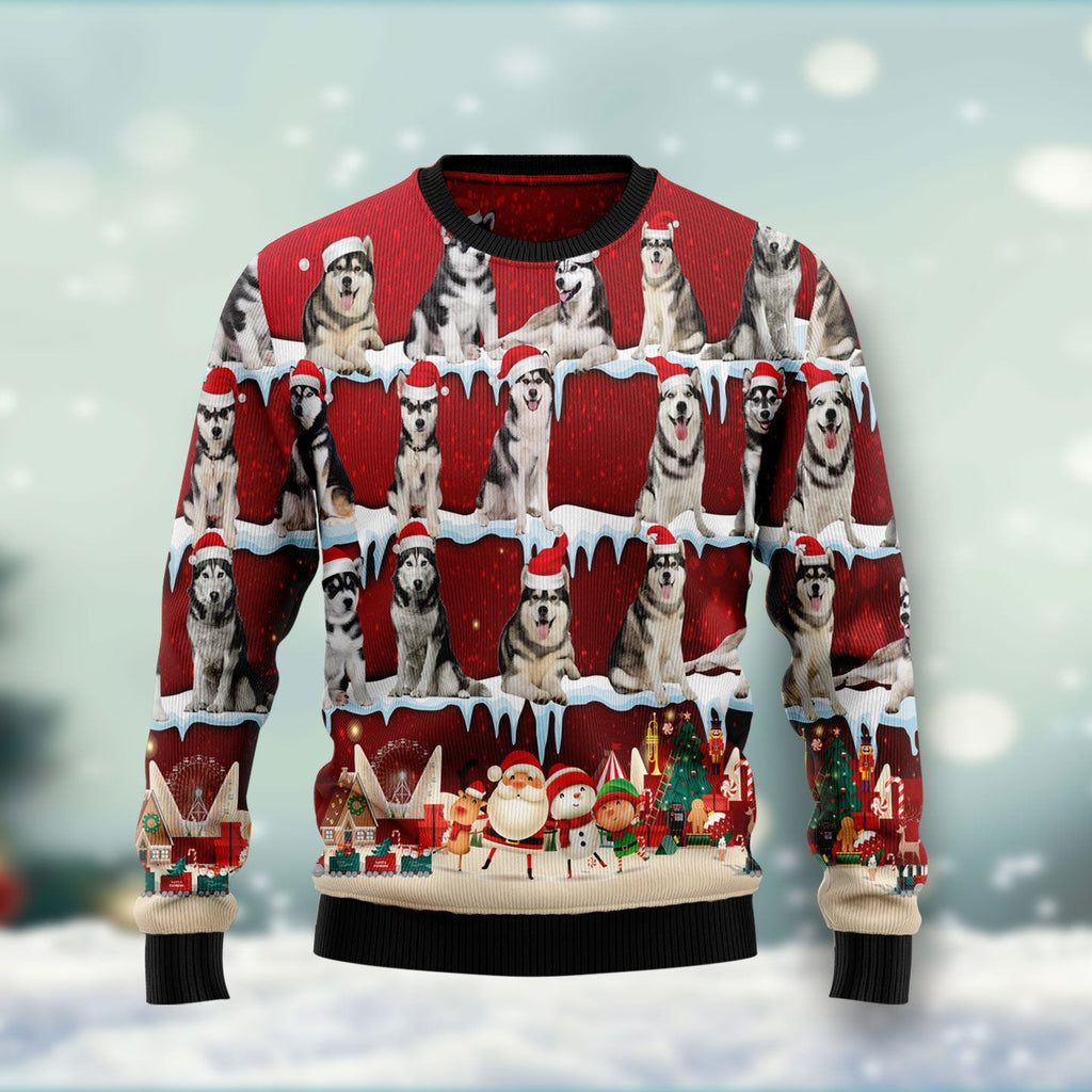 Maltese peace love Joy Christmas sweater product image 4