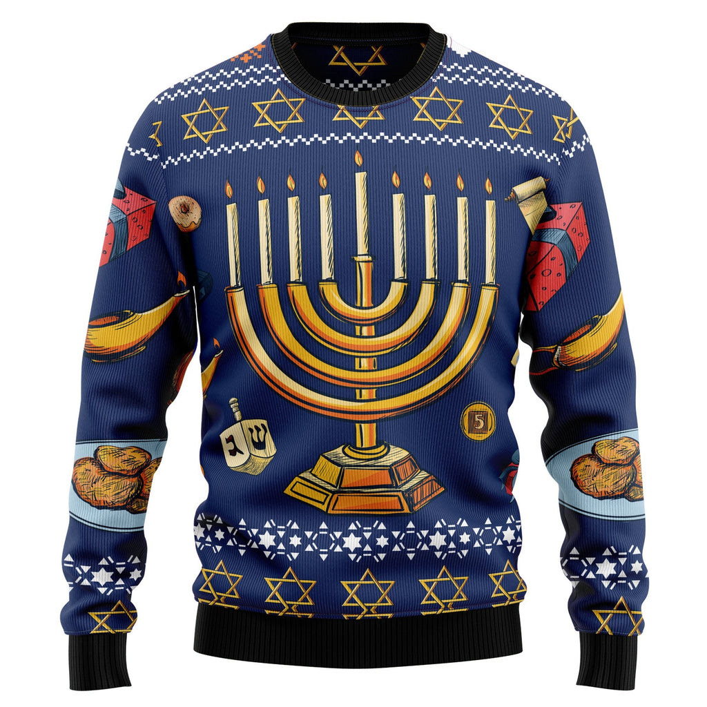 Jewish hanukkah Christmas sweater product image