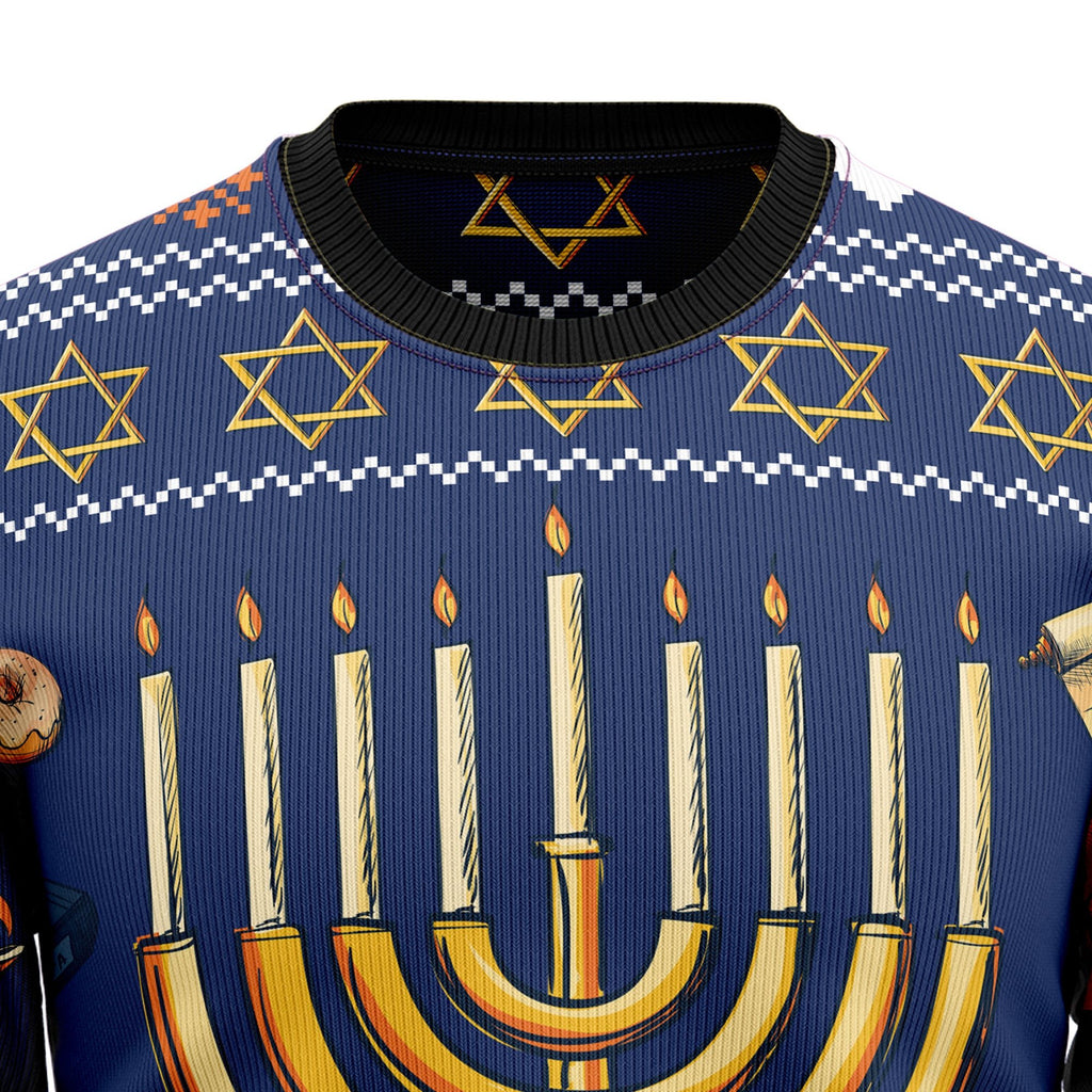 Jewish hanukkah Christmas sweater product image 2