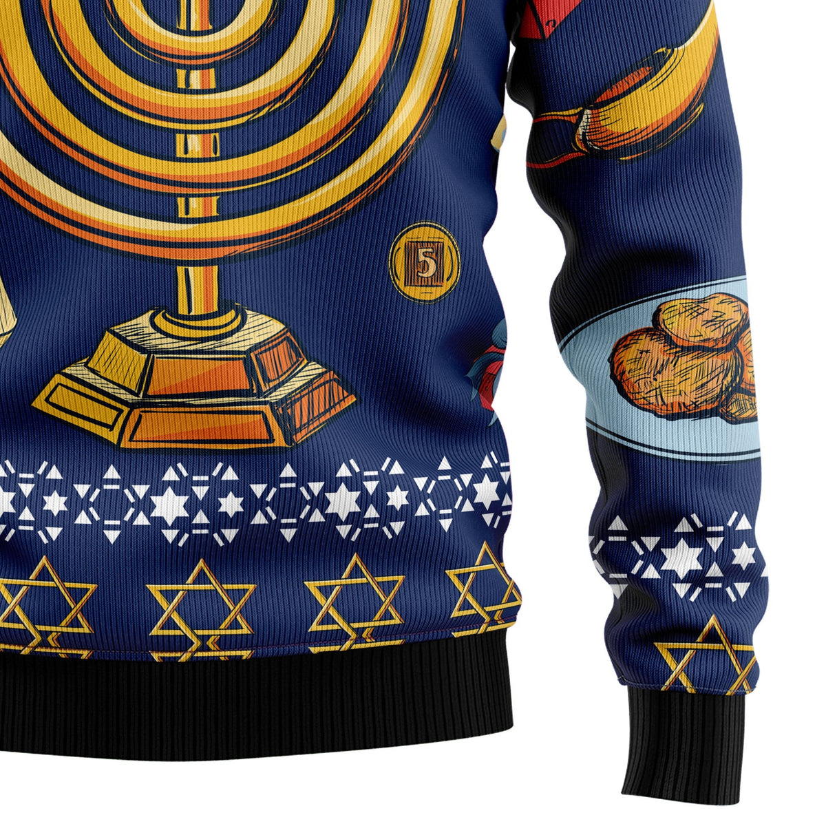 Jewish hanukkah Christmas sweater product image 4