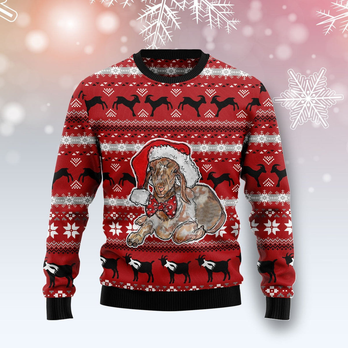 Santa fisherman Christmas sweater product image 4