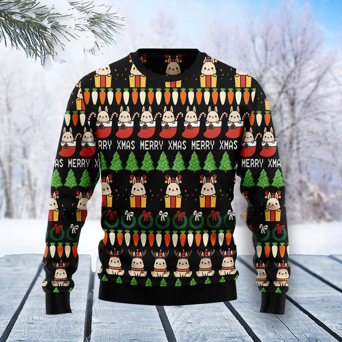 Shih Tzu vintage Christmas sweater product image 4