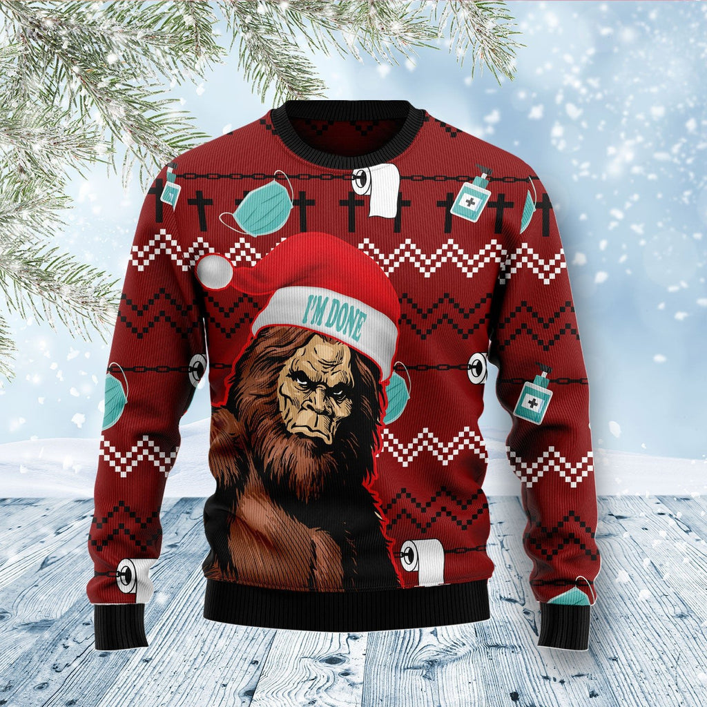 Truck driving home Christmas sweater product image 4