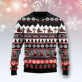 Truck driving home Christmas sweater product image