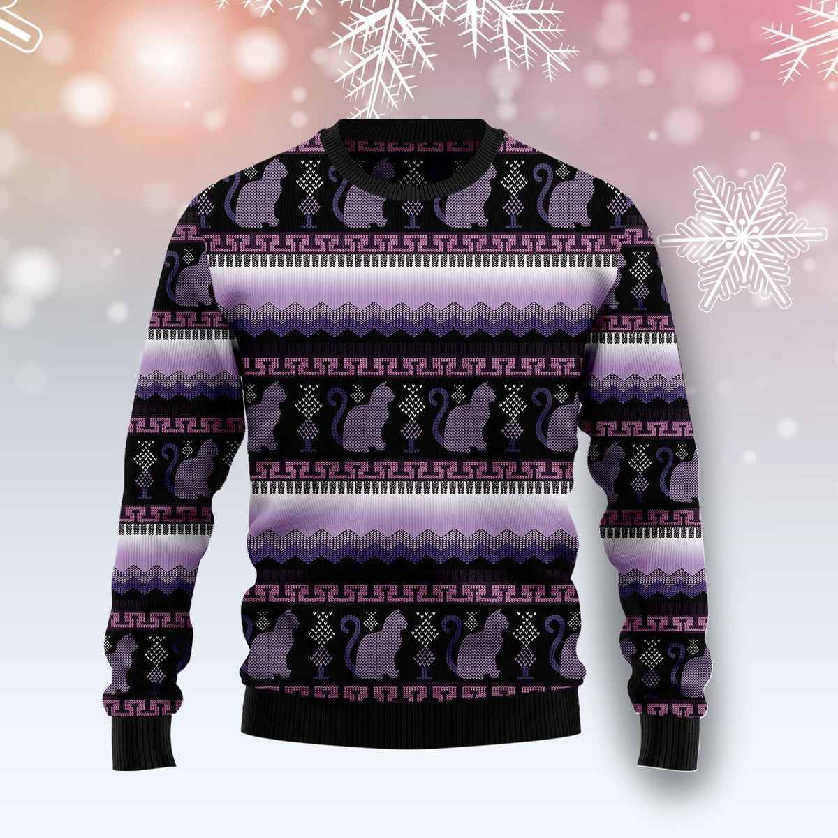 Truck driving home Christmas sweater product image 3