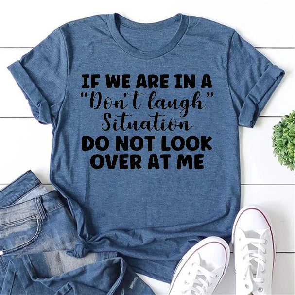 "If We Are In A Don't Laugh Situation Look At - Adult & Kids T-Shirts, Sweatshirts & Hoodies apparel design preview 2