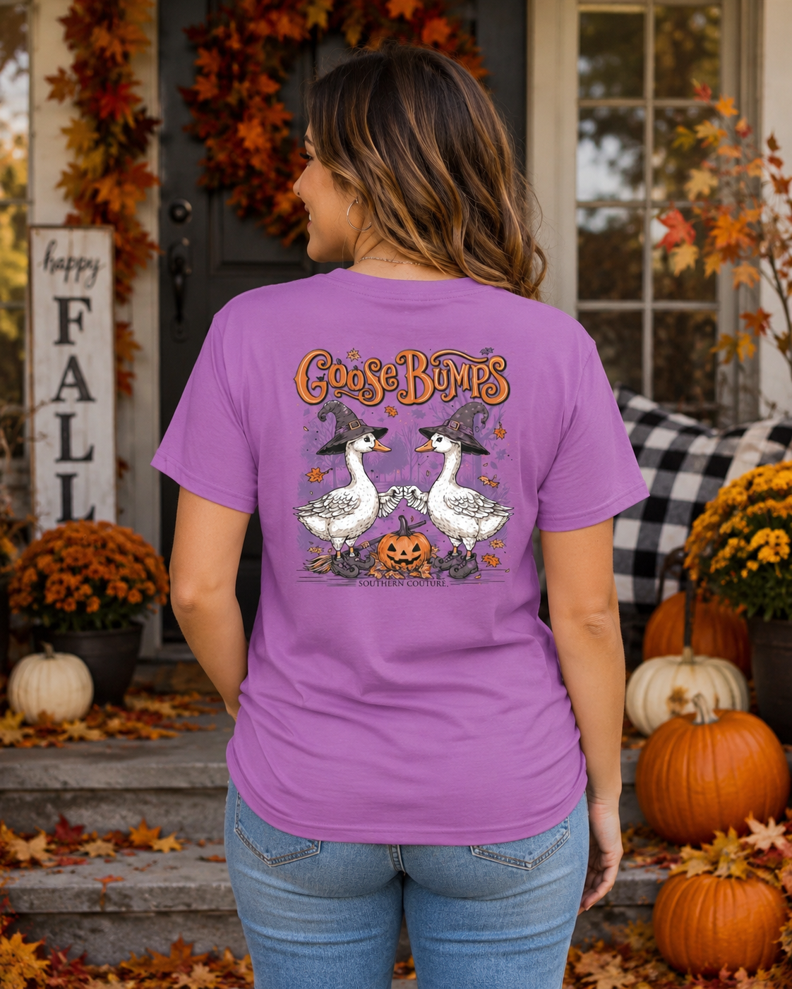 Southern Couture Classic Goose Bumps Fall - Adult & Kids T-Shirts, Sweatshirts & Hoodies apparel design preview 1