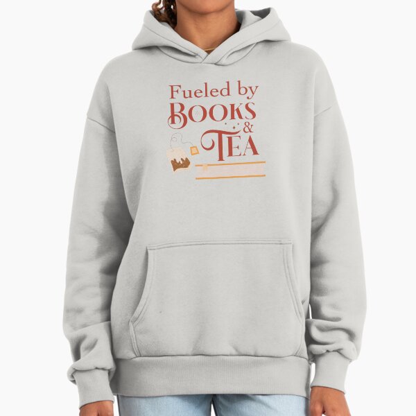 Fueled by books and tea - Adult & Kids T-Shirts, Sweatshirts & Hoodies apparel design preview 1