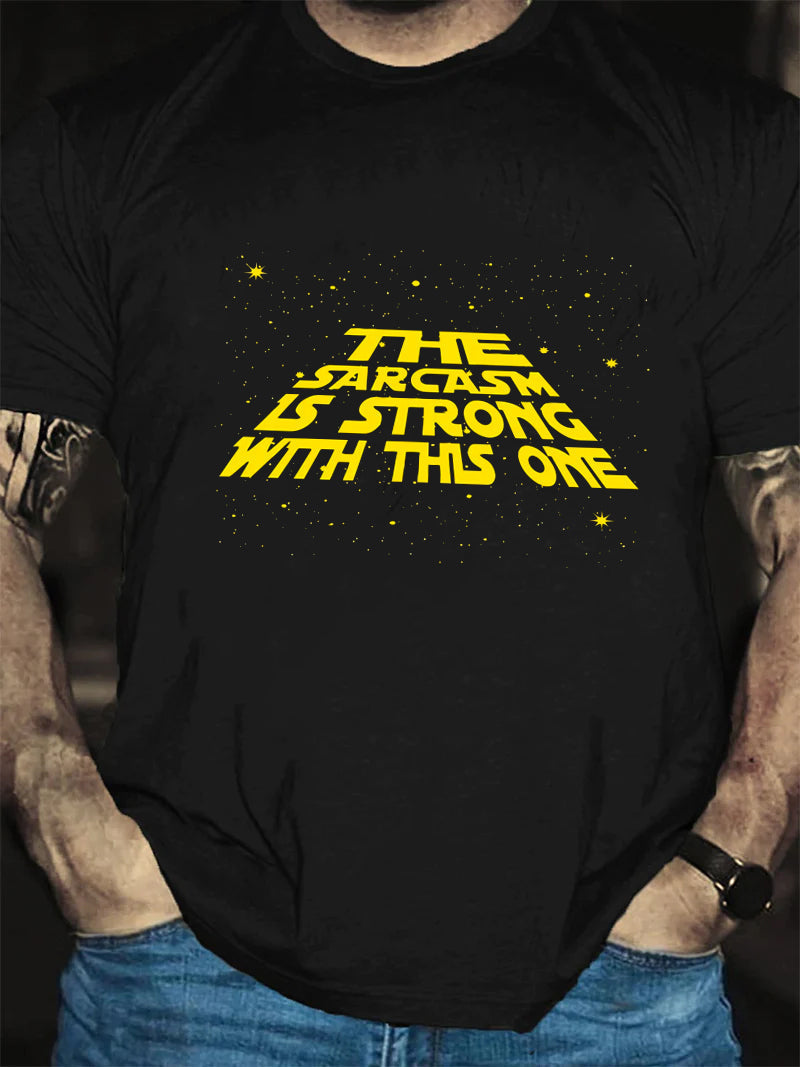 The Sarcasm Is Strong With This One Print Men Slogan - Adult & Kids T-Shirts, Sweatshirts & Hoodies apparel design preview 2