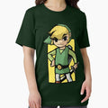 The Legend of Zelda: Wind Waker Link Retro Hero Patch - Adult & Kids T-Shirts, Sweatshirts & Hoodies apparel design preview 1