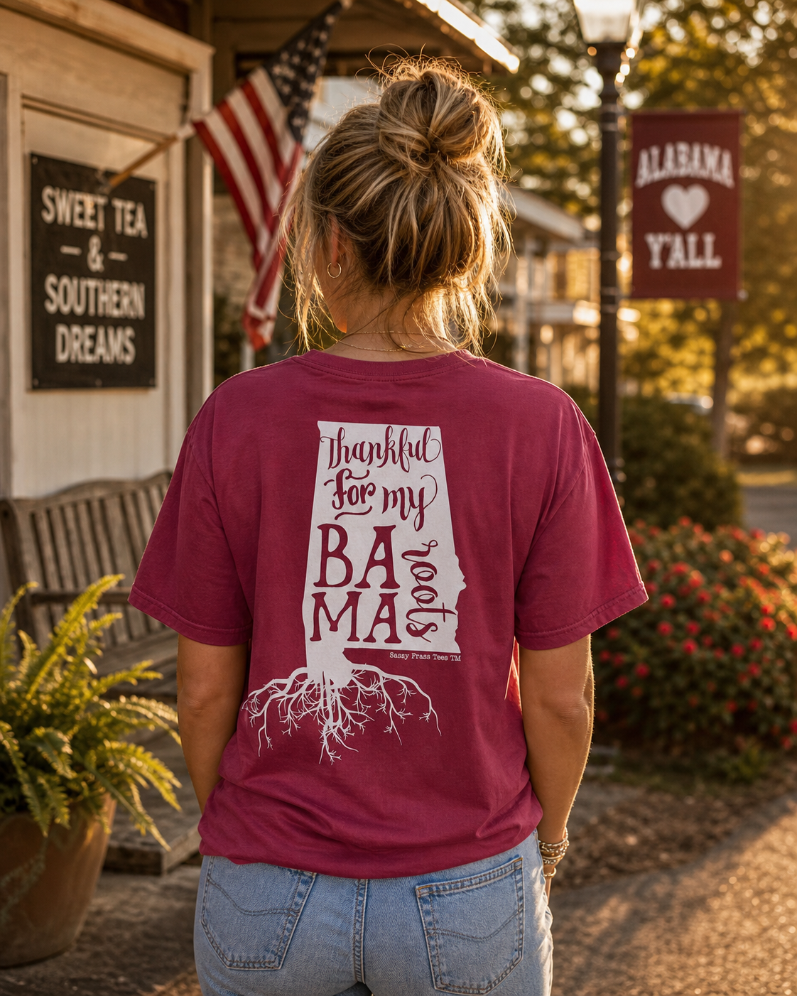 SALE Sassy Frass Alabama State AL Bama Roots Bright - Adult & Kids T-Shirts, Sweatshirts & Hoodies apparel design preview 1