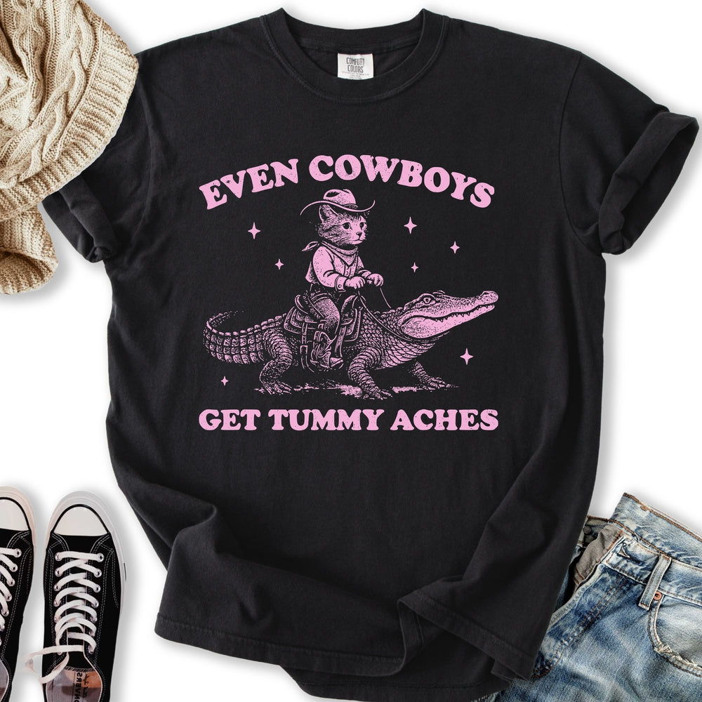 Cowboy Tummy Aches - Adult & Kids T-Shirts, Sweatshirts & Hoodies apparel design preview 2