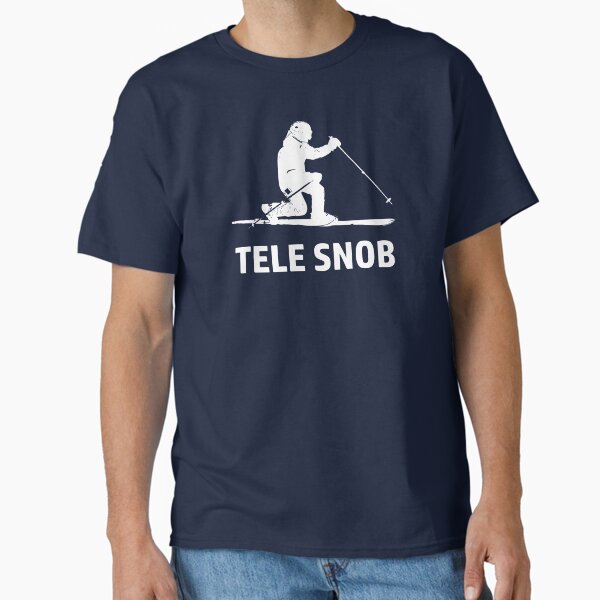 Telemark Skiing Snob - Adult & Kids T-Shirts, Sweatshirts & Hoodies apparel design preview 1