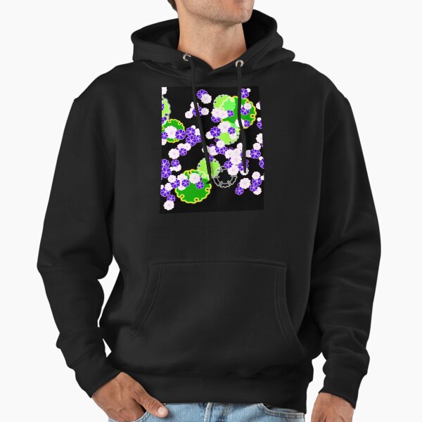 Purple cherry blossoms in the water - Adult & Kids T-Shirts, Sweatshirts & Hoodies apparel design preview 1