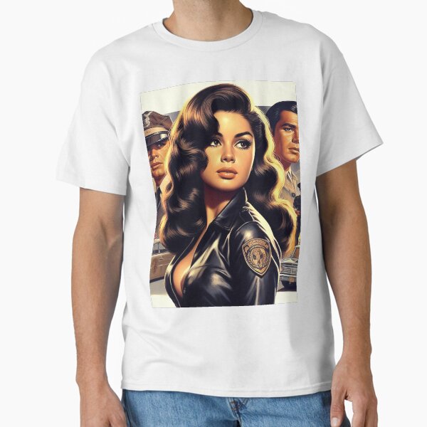 Vintage Policewoman - Adult & Kids T-Shirts, Sweatshirts & Hoodies apparel design preview 1