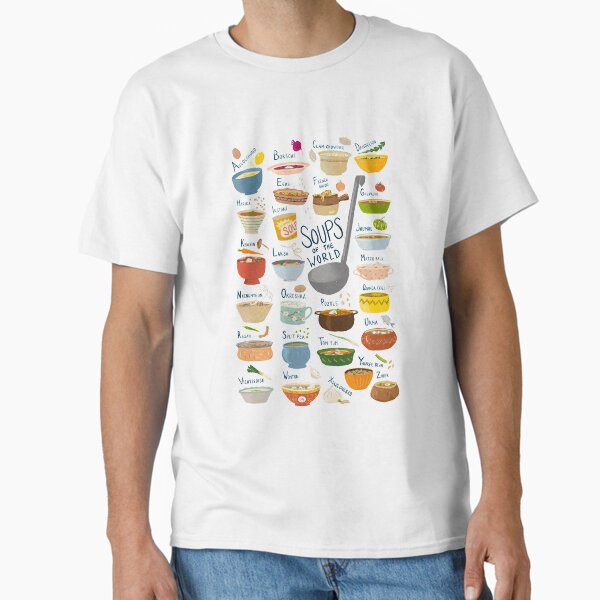 Soups of the World - Adult & Kids T-Shirts, Sweatshirts & Hoodies apparel design preview 1