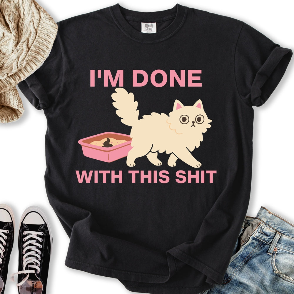Done With This Shit - Adult & Kids T-Shirts, Sweatshirts & Hoodies apparel design preview 2