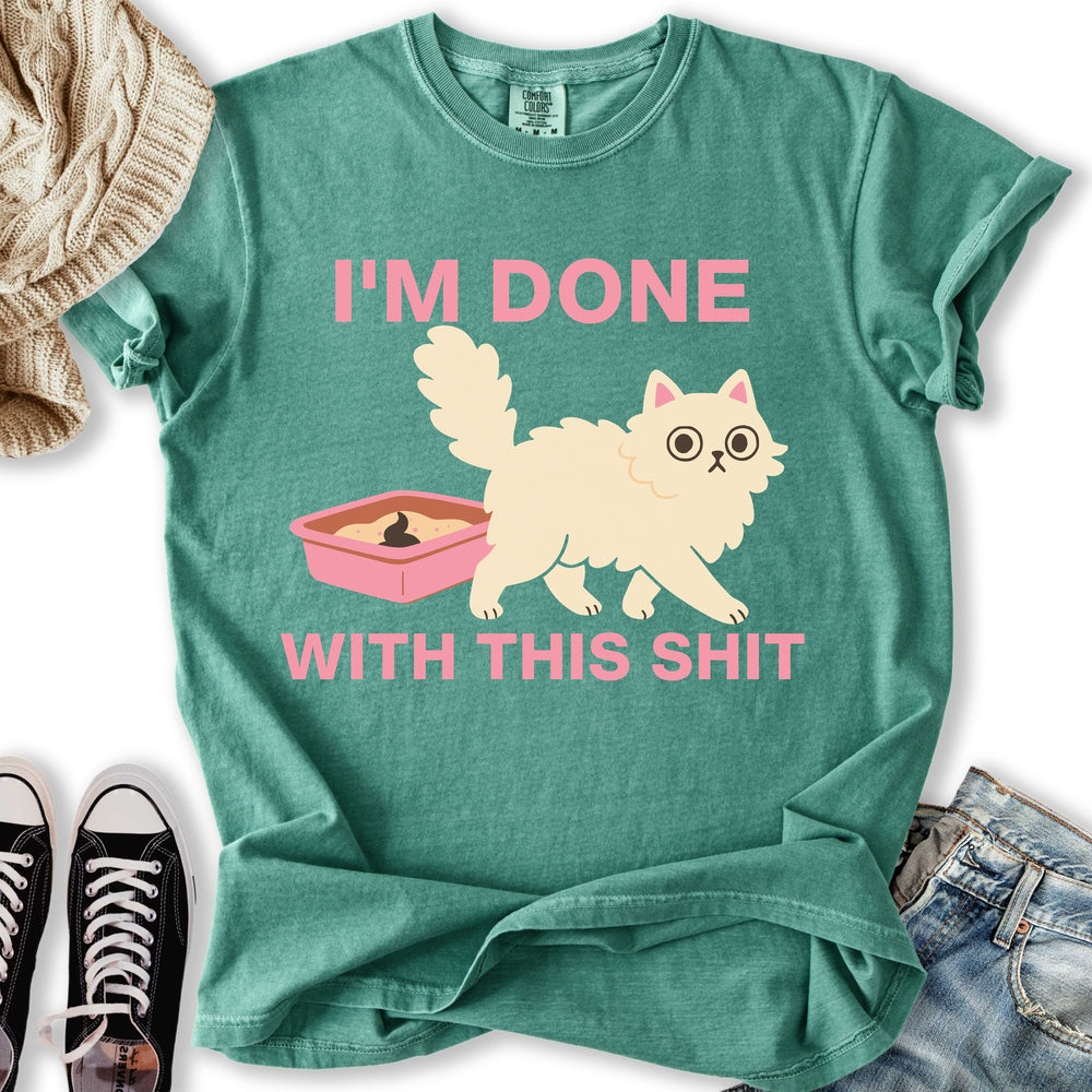 Done With This Shit - Adult & Kids T-Shirts, Sweatshirts & Hoodies apparel design preview 1